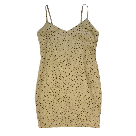 Custom Made Tan Paisley Dress - Picture 1 of 7